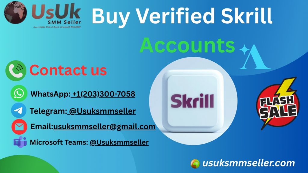 Buy Verified Skrill Accounts